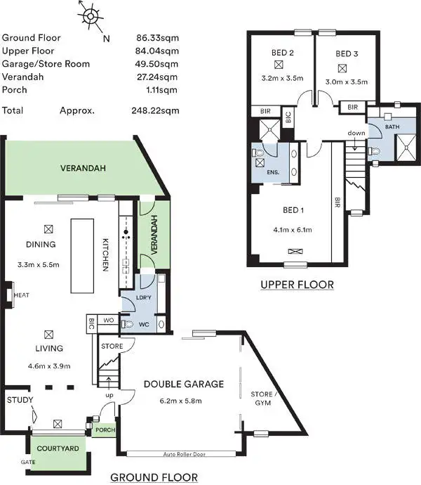 Floorplan of Homely house listing, 3/3 Allen Grove, Unley SA 5061