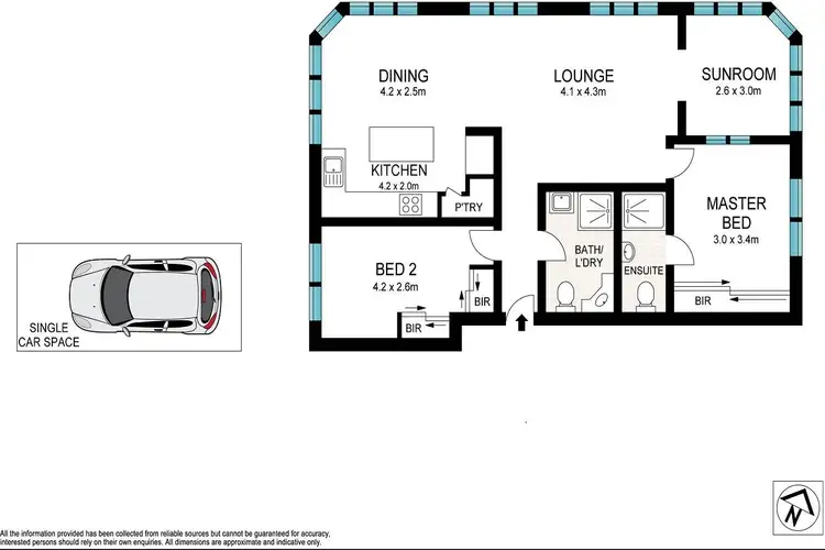 Floorplan of Homely apartment listing, 4/7 Ashburner Street, Manly NSW 2095