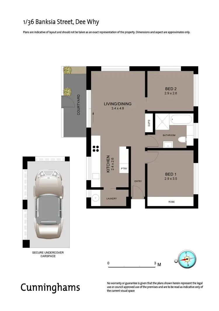 Floorplan of Homely apartment listing, 1/36 Banksia Street, Dee Why NSW 2099