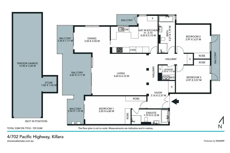 Floorplan of Homely apartment listing, 4/702 Pacific Highway, Killara NSW 2071