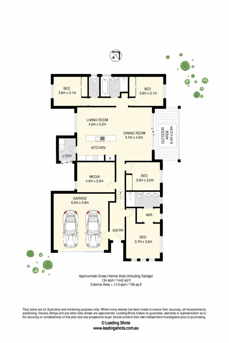 Floorplan of Homely house listing, 8 Romulus Circuit, Augustine Heights QLD 4300