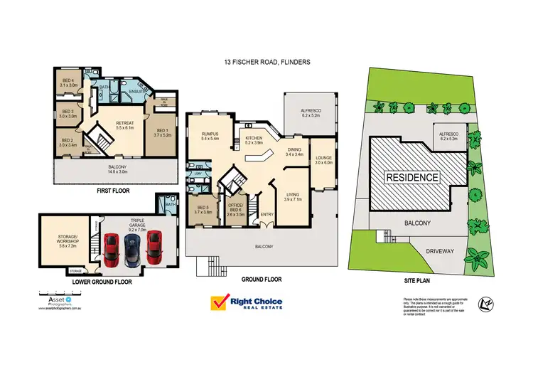 Floorplan of Homely house listing, 13 Fischer Road, Flinders NSW 2529