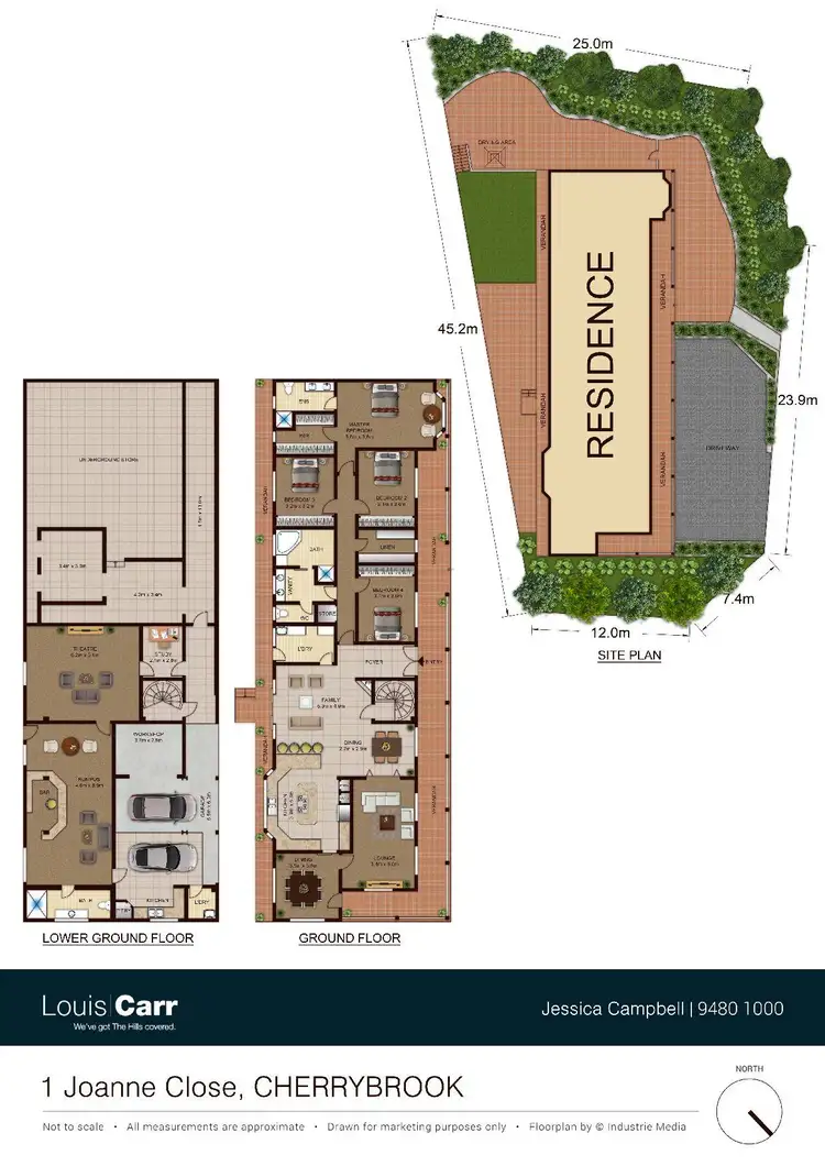 Floorplan of Homely house listing, 1 Joanne Close, Cherrybrook NSW 2126