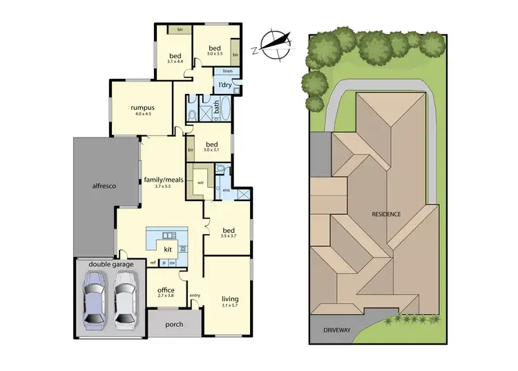 Floorplan of Homely house listing, 15 Stirling Circuit, Beaconsfield VIC 3807