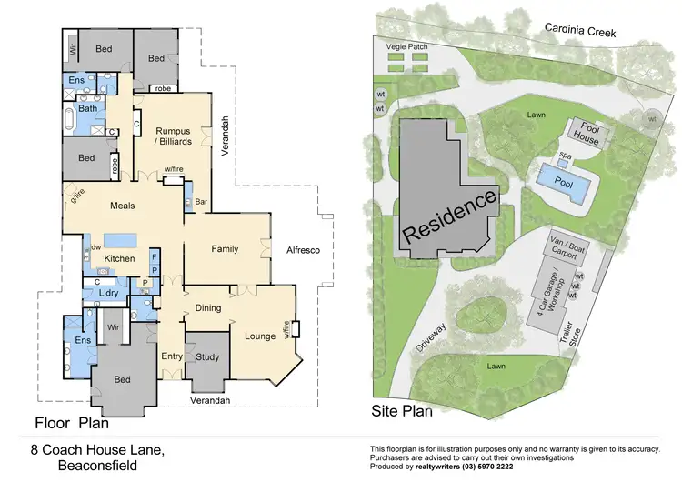 Floorplan of Homely house listing, 8 Coach House Lane, Beaconsfield VIC 3807