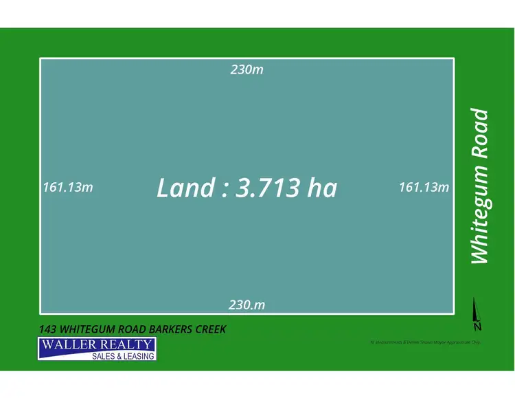 Floorplan of Homely land listing, 143 White Gum Road, Barkers Creek VIC 3451