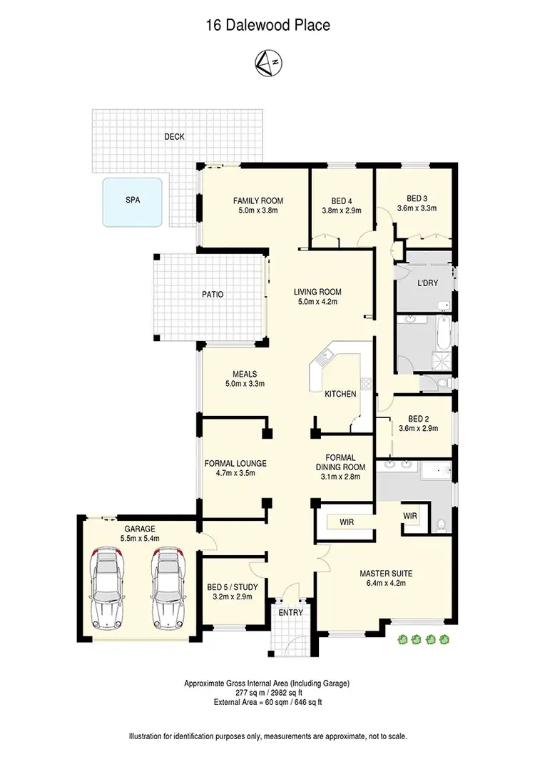 Floorplan of Homely house listing, 16 Dalewood Place, Moggill QLD 4070