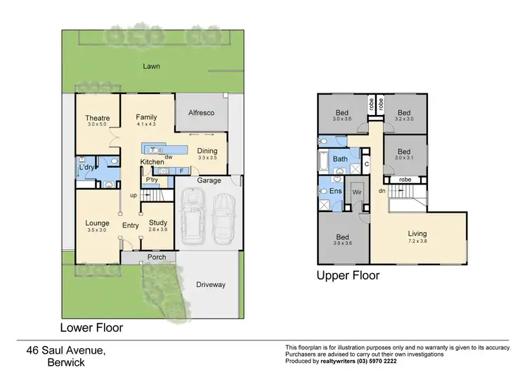 Floorplan of Homely house listing, 46 Saul Avenue, Berwick VIC 3806