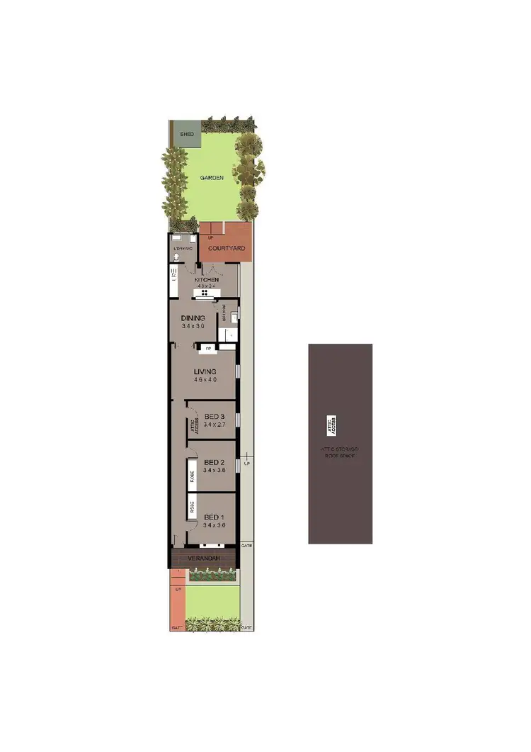 Floorplan of Homely house listing, 41 Morton Avenue, Lewisham NSW 2049