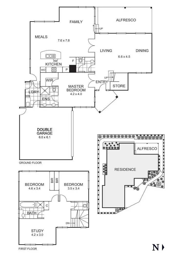 Floorplan of Homely townhouse listing, 7/416 Church Road, Templestowe VIC 3106