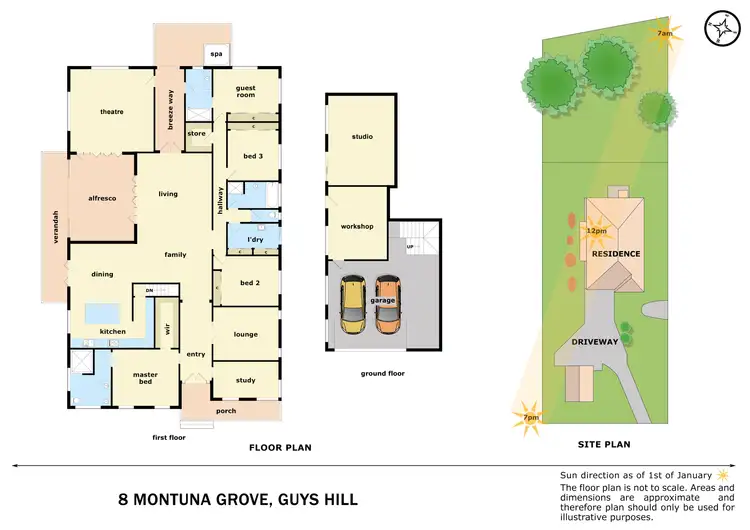 Floorplan of Homely house listing, 8 Montuna Grove, Guys Hill VIC 3807