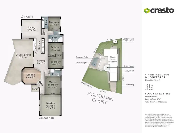 Floorplan of Homely house listing, 8 Holterman Court, Mudgeeraba QLD 4213