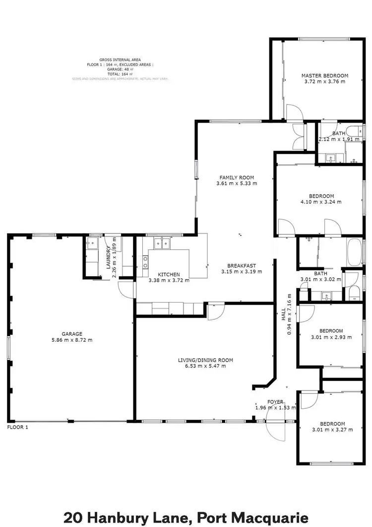 Floorplan of Homely house listing, 20 Hanbury Lane, Port Macquarie NSW 2444