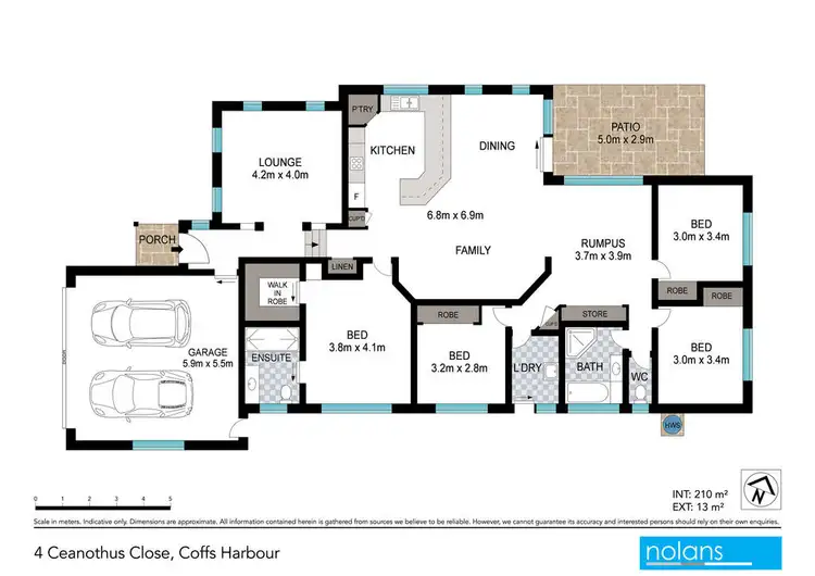 Floorplan of Homely house listing, 4 Ceanothus Close, Coffs Harbour NSW 2450