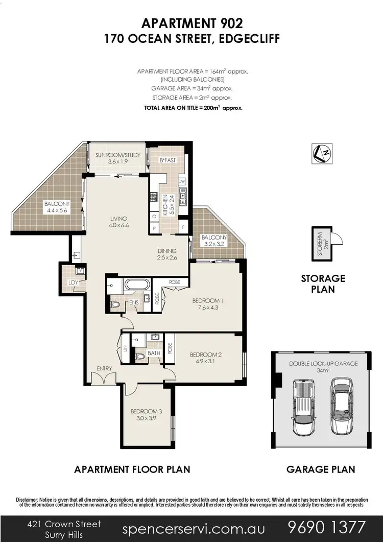 Floorplan of Homely apartment listing, 902/170 Ocean Street, Edgecliff NSW 2027