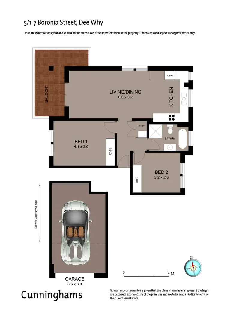 Floorplan of Homely unit listing, 5/1-7 Boronia Street, Dee Why NSW 2099