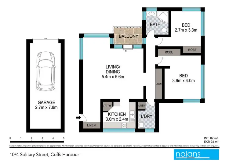 Floorplan of Homely unit listing, 10/4 Solitary Street, Coffs Harbour NSW 2450