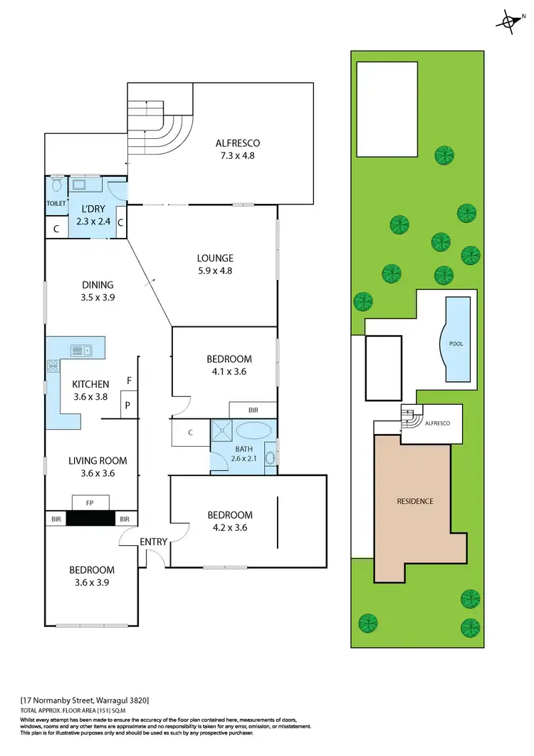 Floorplan of Homely house listing, 17 Normanby Street, Warragul VIC 3820