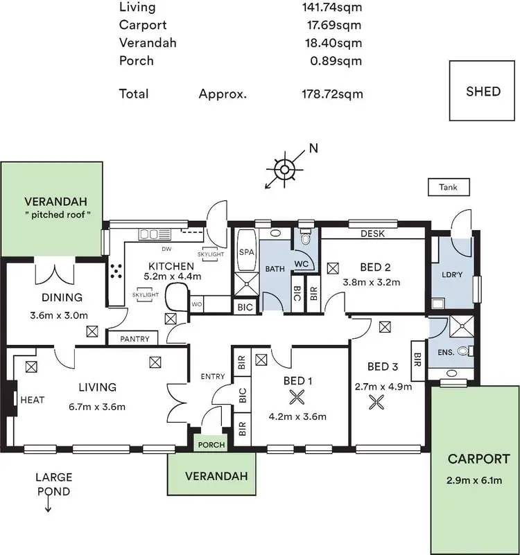 Floorplan of Homely house listing, 12 Bagot Street, Glen Osmond SA 5064