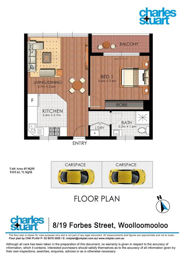 Floorplan of Homely apartment listing, 8/19 Forbes Street, Woolloomooloo NSW 2011