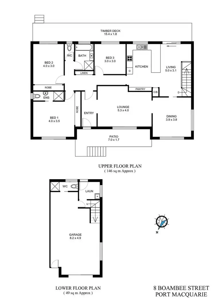 Floorplan of Homely house listing, 8 Boambee Street, Port Macquarie NSW 2444