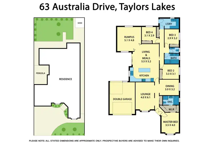 Floorplan of Homely house listing, 63 Australia Drive, Taylors Lakes VIC 3038