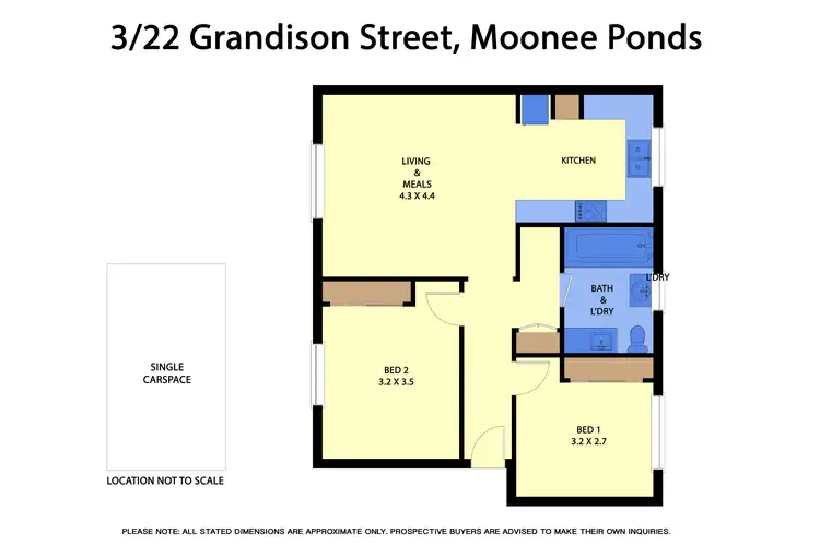 Floorplan of Homely apartment listing, 3/22 Grandison Street, Moonee Ponds VIC 3039