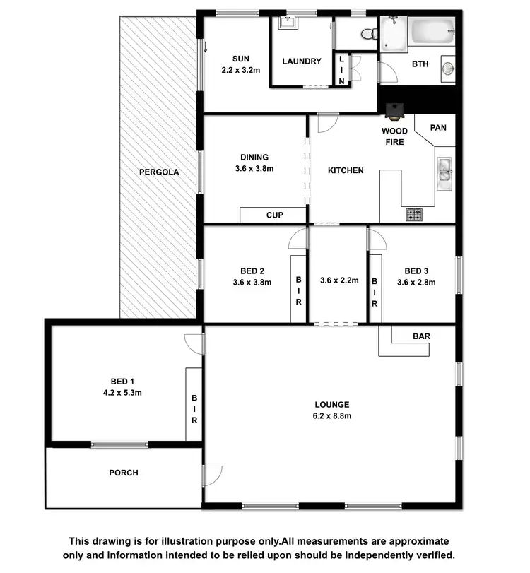 Floorplan of Homely house listing, 247 Cafpirco Road, Compton SA 5291