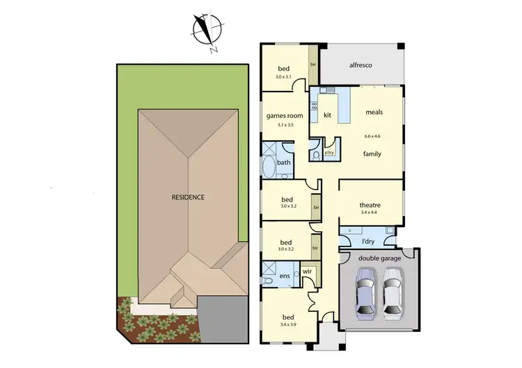Floorplan of Homely house listing, 50 Willowtree Drive, Pakenham VIC 3810