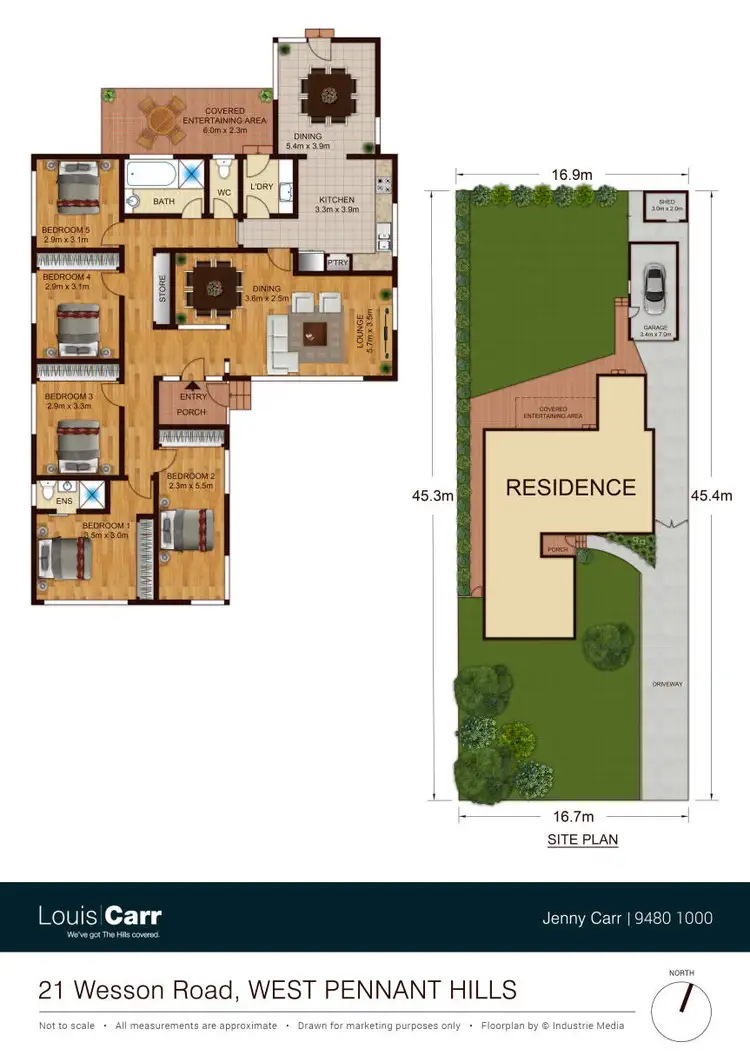 Floorplan of Homely house listing, 21 Wesson Road, West Pennant Hills NSW 2125