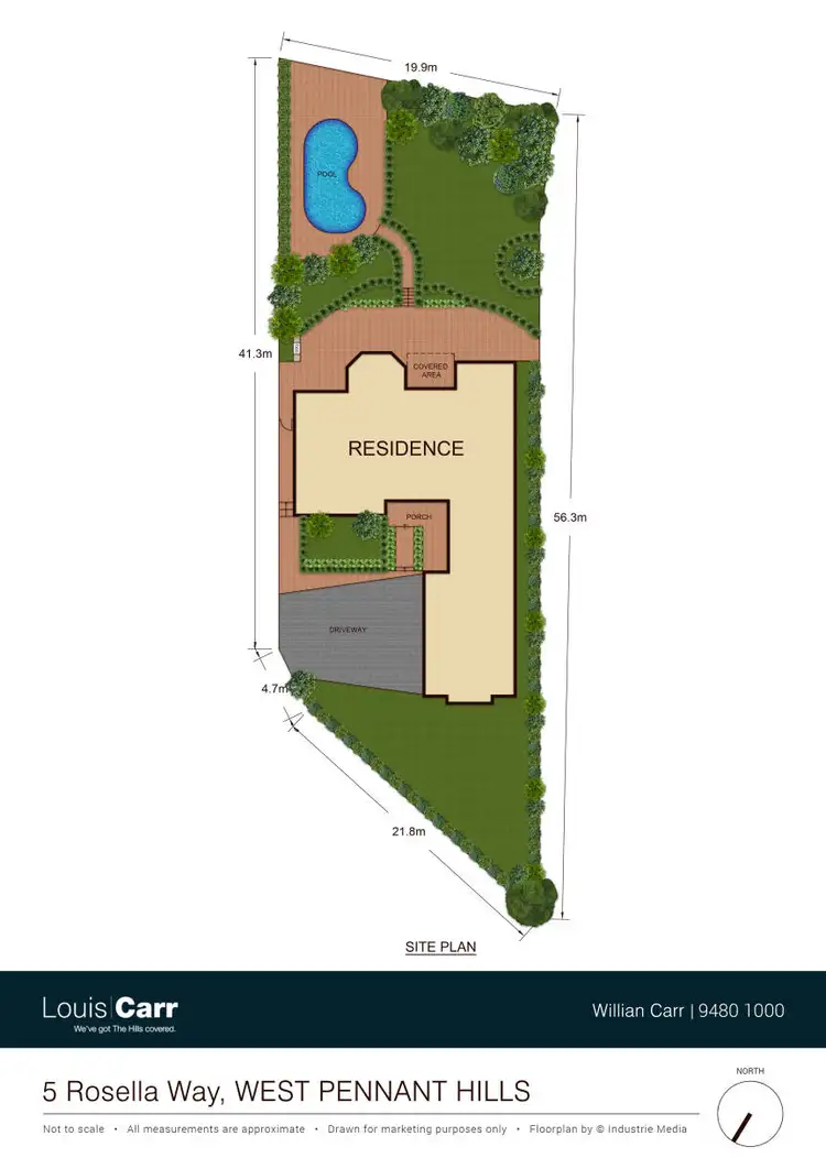 Floorplan of Homely house listing, 5 Rosella Way, West Pennant Hills NSW 2125