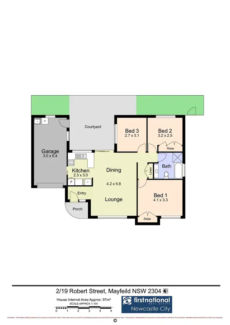 Floorplan of Homely villa listing, 2/19 Robert Street, Mayfield NSW 2304