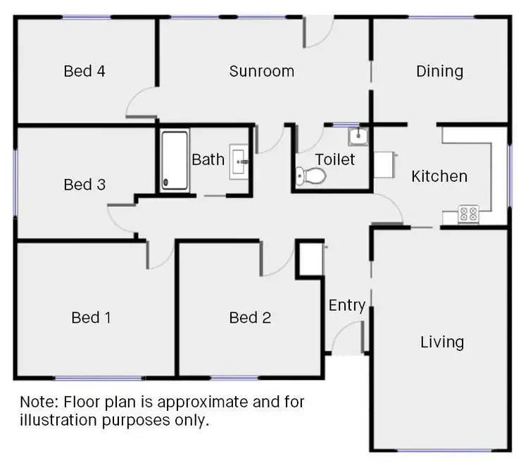 Floorplan of Homely house listing, 211 Walnut Avenue, Mildura VIC 3500