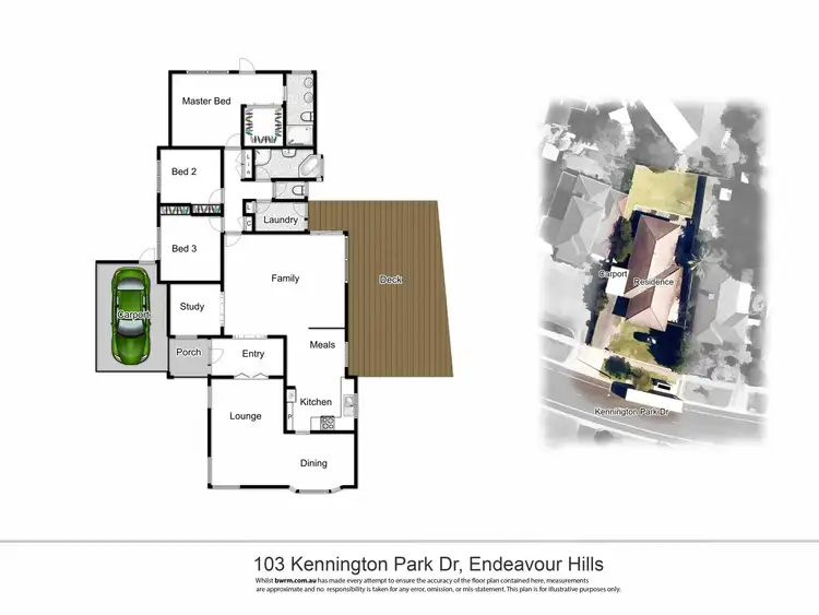 Floorplan of Homely house listing, 103 Kennington Park Drive, Endeavour Hills VIC 3802