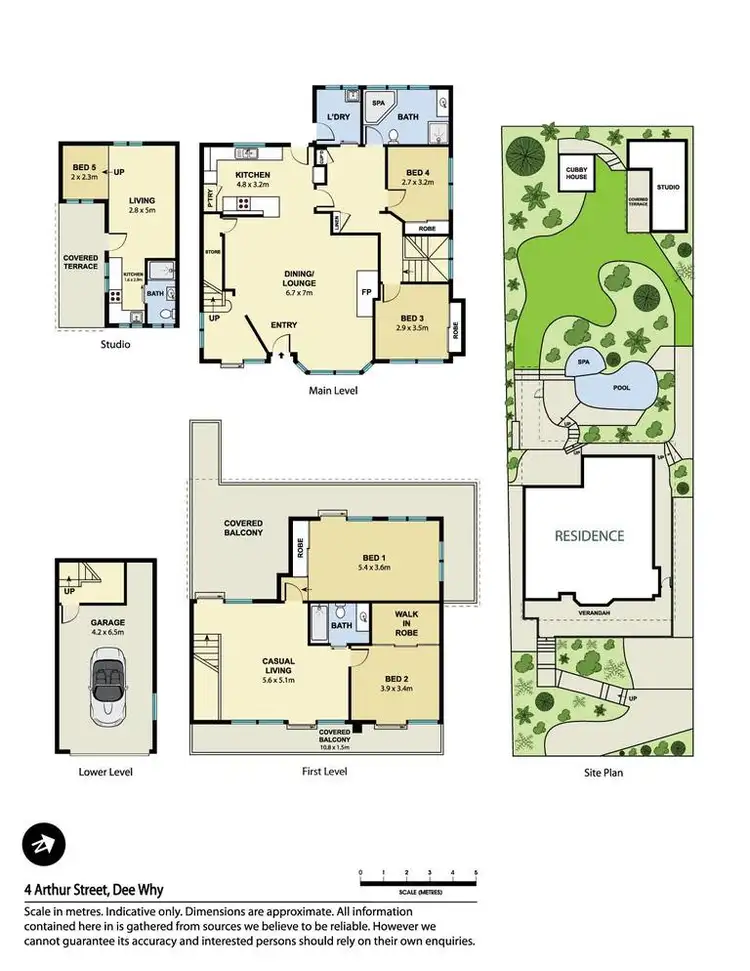 Floorplan of Homely house listing, 4 Arthur Street, Dee Why NSW 2099
