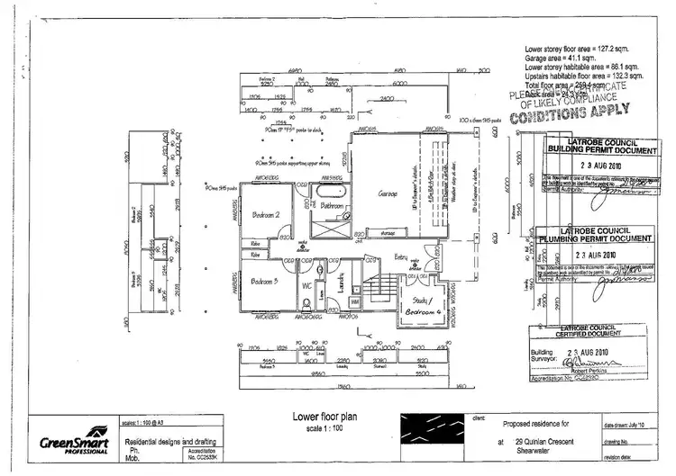 Floorplan of Homely house listing, 29 Quinlan Crescent, Shearwater TAS 7307