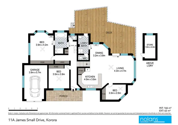 Floorplan of Homely house listing, 11A James Small Drive, Korora NSW 2450