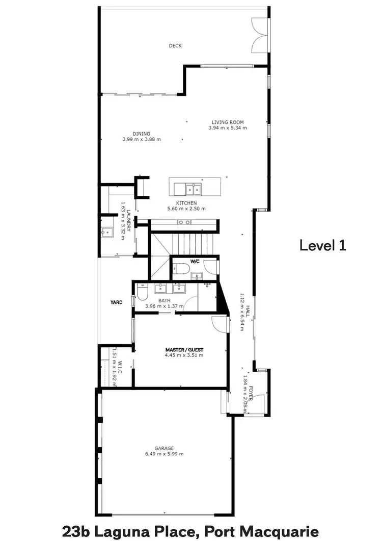 Floorplan of Homely house listing, 23b Laguna Place, Port Macquarie NSW 2444