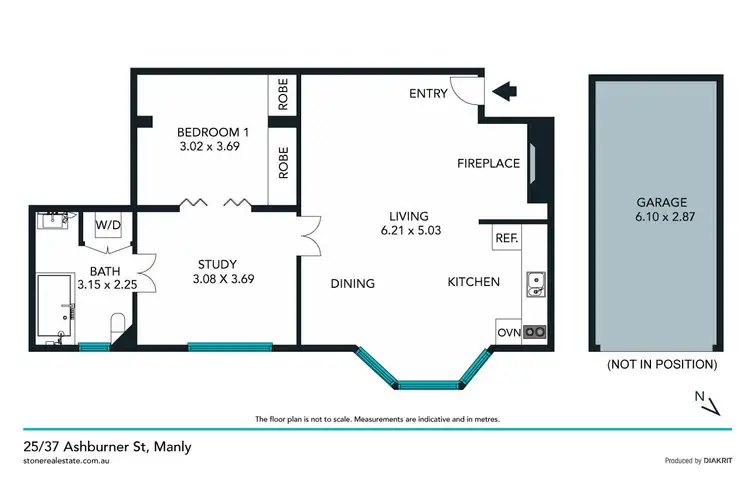 Floorplan of Homely apartment listing, 25/37-39 Ashburner Street, Manly NSW 2095