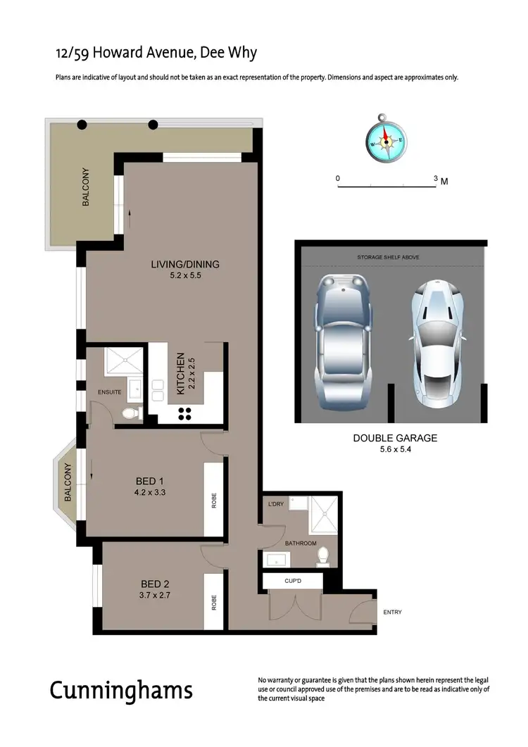Floorplan of Homely apartment listing, 12/59 Howard Avenue, Dee Why NSW 2099