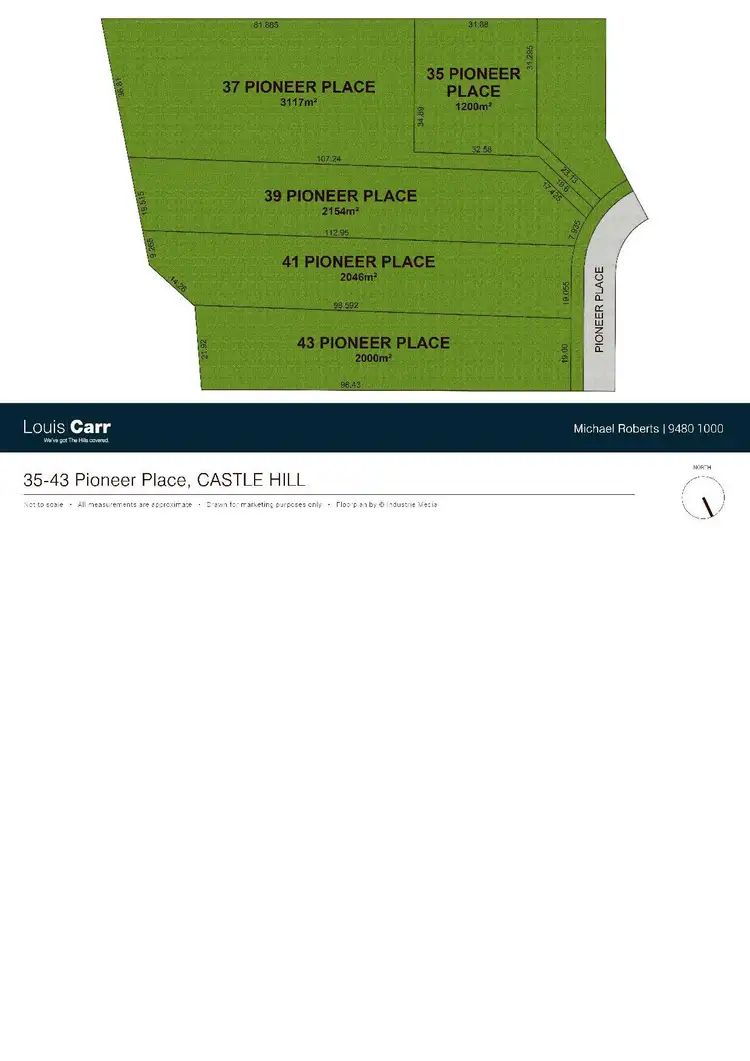 Floorplan of Homely land listing, 37 Pioneer Place, Castle Hill NSW 2154