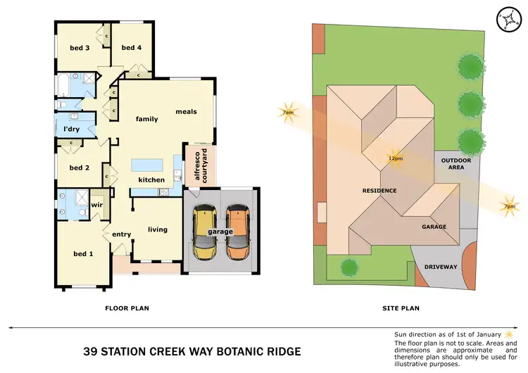 Floorplan of Homely house listing, 39 Station Creek Way, Botanic Ridge VIC 3977