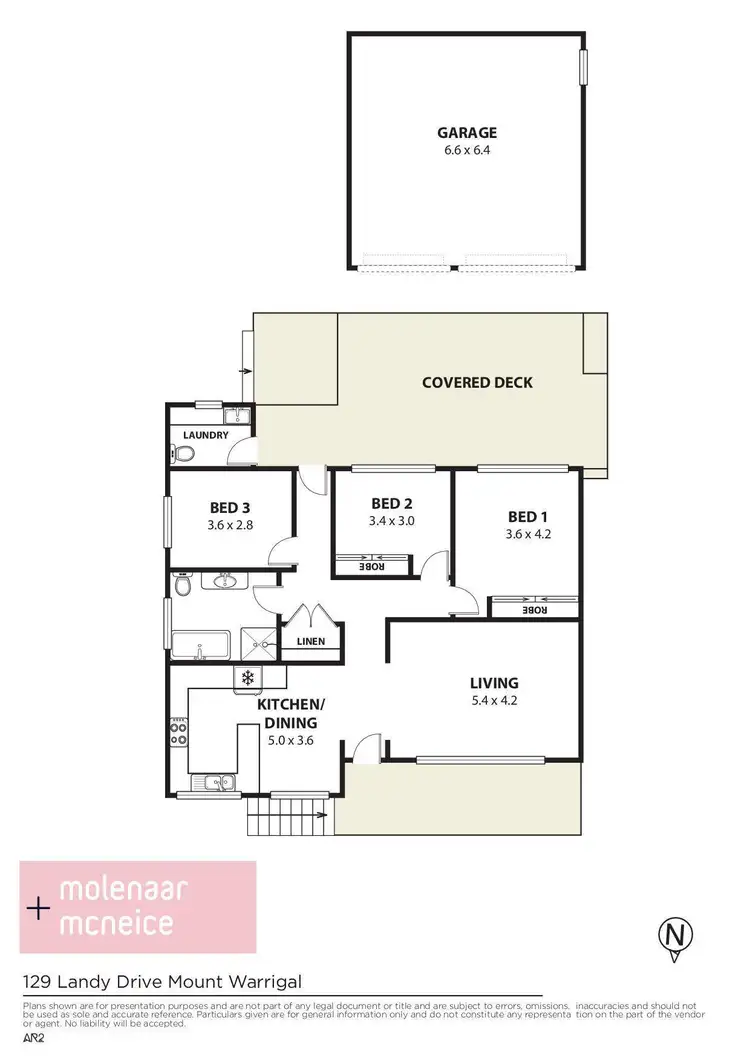 Floorplan of Homely house listing, 129 Landy Drive, Mount Warrigal NSW 2528