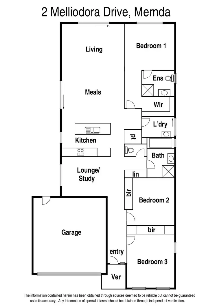 Floorplan of Homely house listing, 2 Melliodora Drive, Mernda VIC 3754
