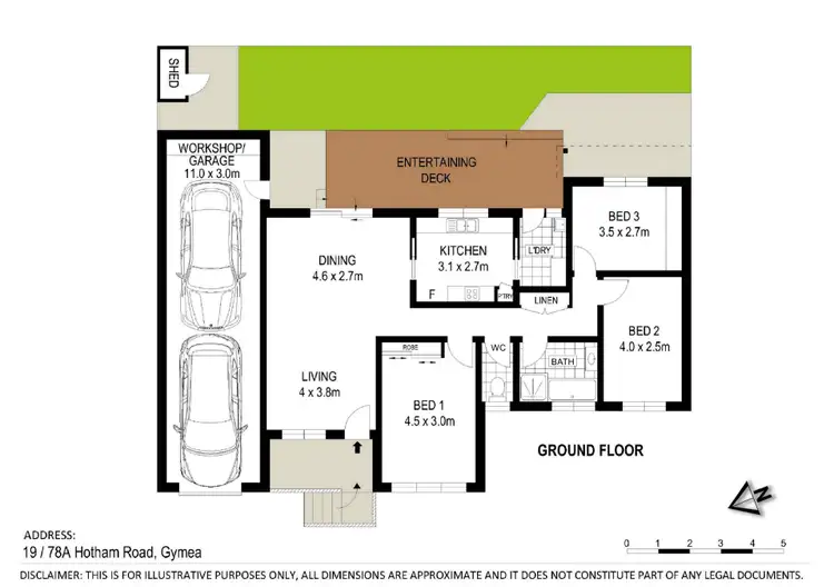 Floorplan of Homely villa listing, 19/78A Hotham Road, Gymea NSW 2227