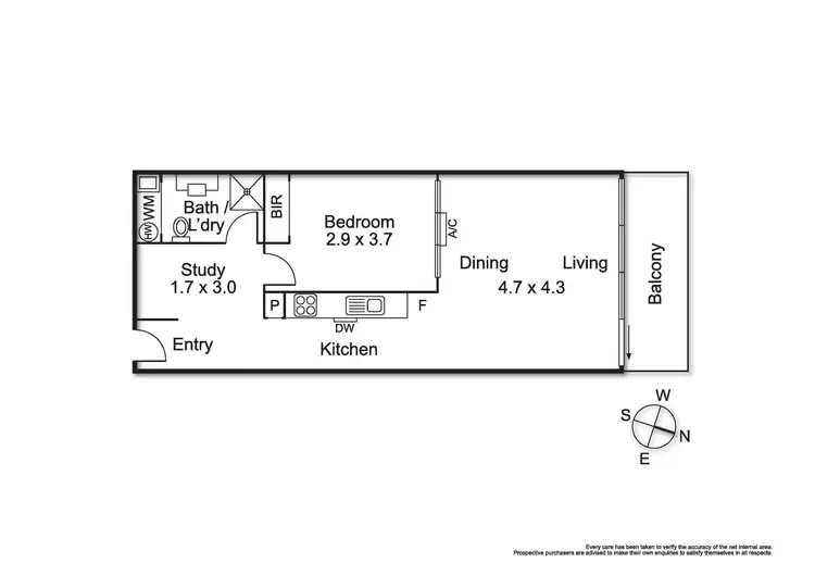 Floorplan of Homely apartment listing, 108/25 Byron Street, North Melbourne VIC 3051