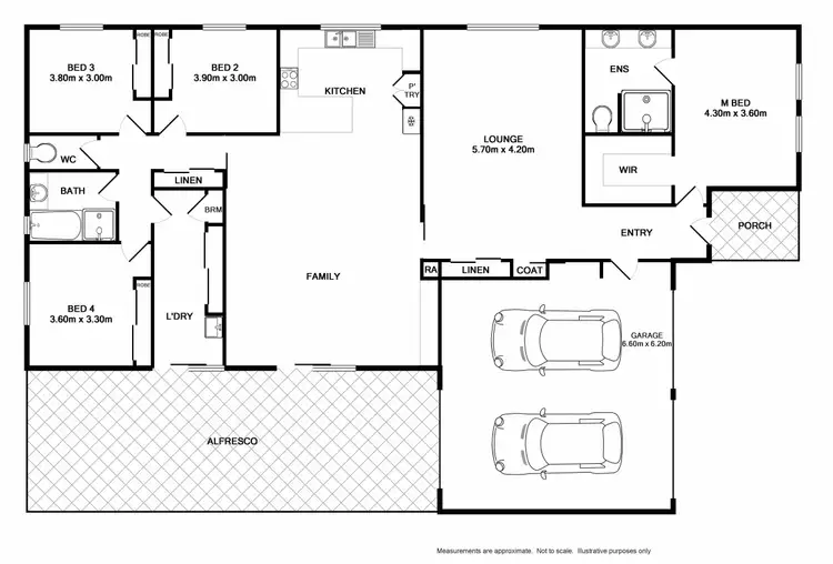 Floorplan of Homely house listing, 9 Lowerson Way, Wodonga VIC 3690