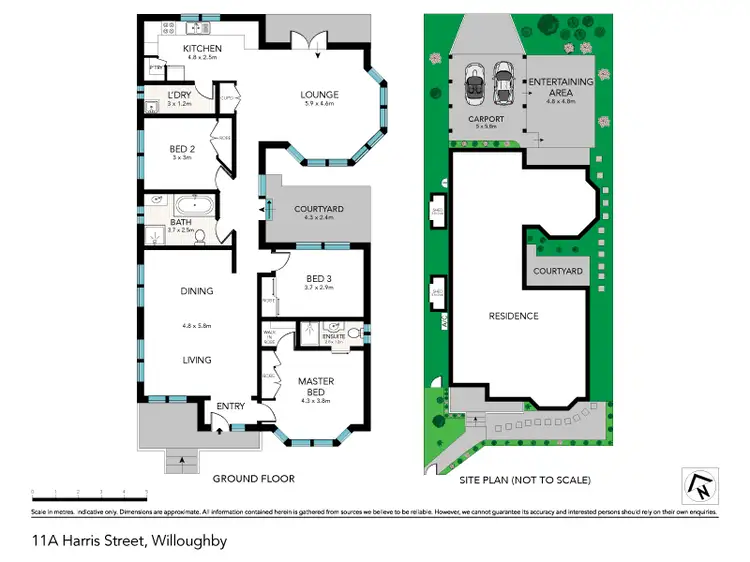 Floorplan of Homely house listing, 11A Harris Street, Willoughby NSW 2068