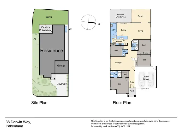 Floorplan of Homely house listing, 38 Darwin Way, Pakenham VIC 3810