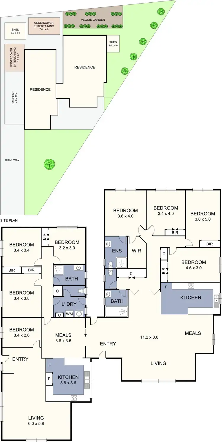 Floorplan of Homely house listing, 13 Haddon Court, Meadow Heights VIC 3048